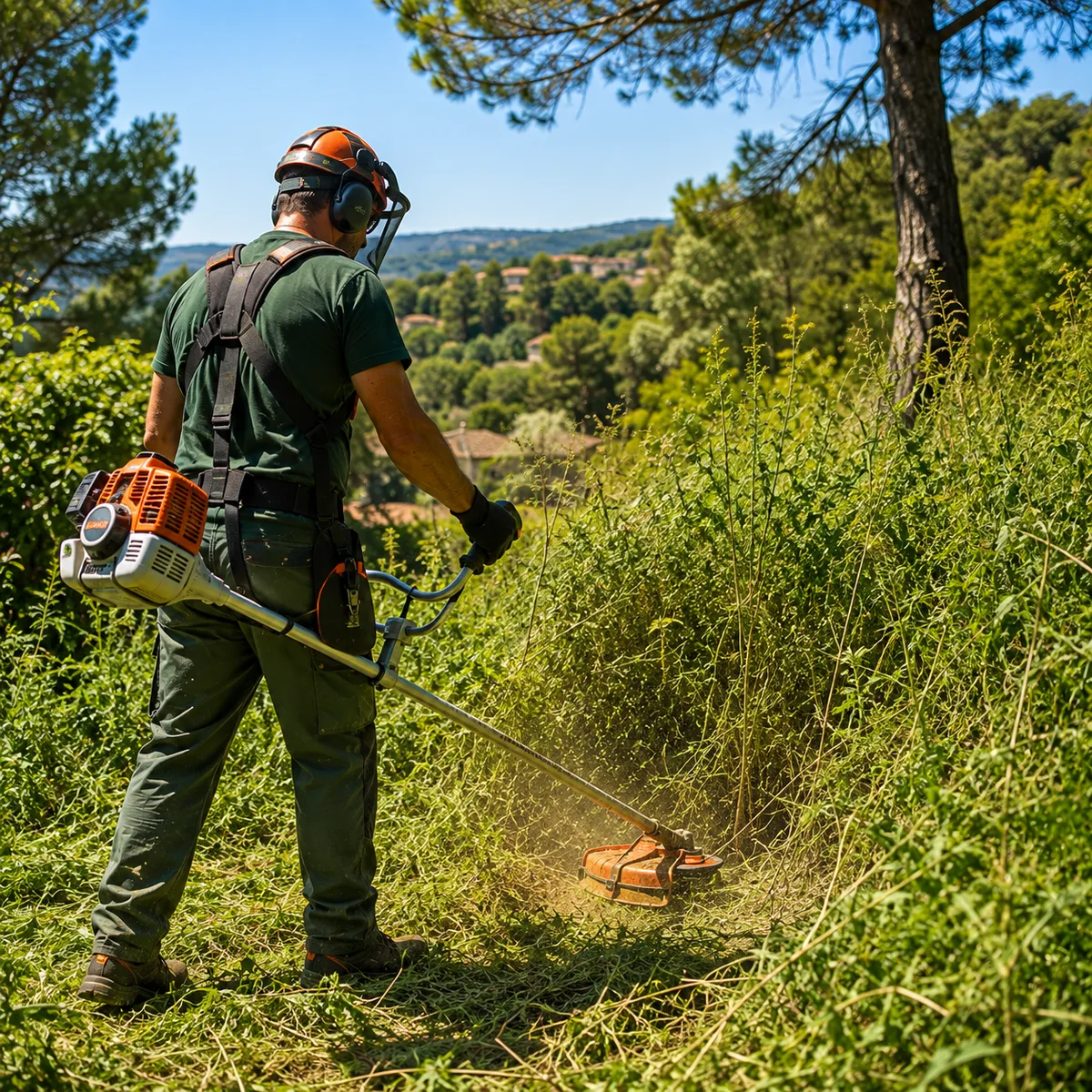 Débroussaillage de terrain à Lorgues - 83510